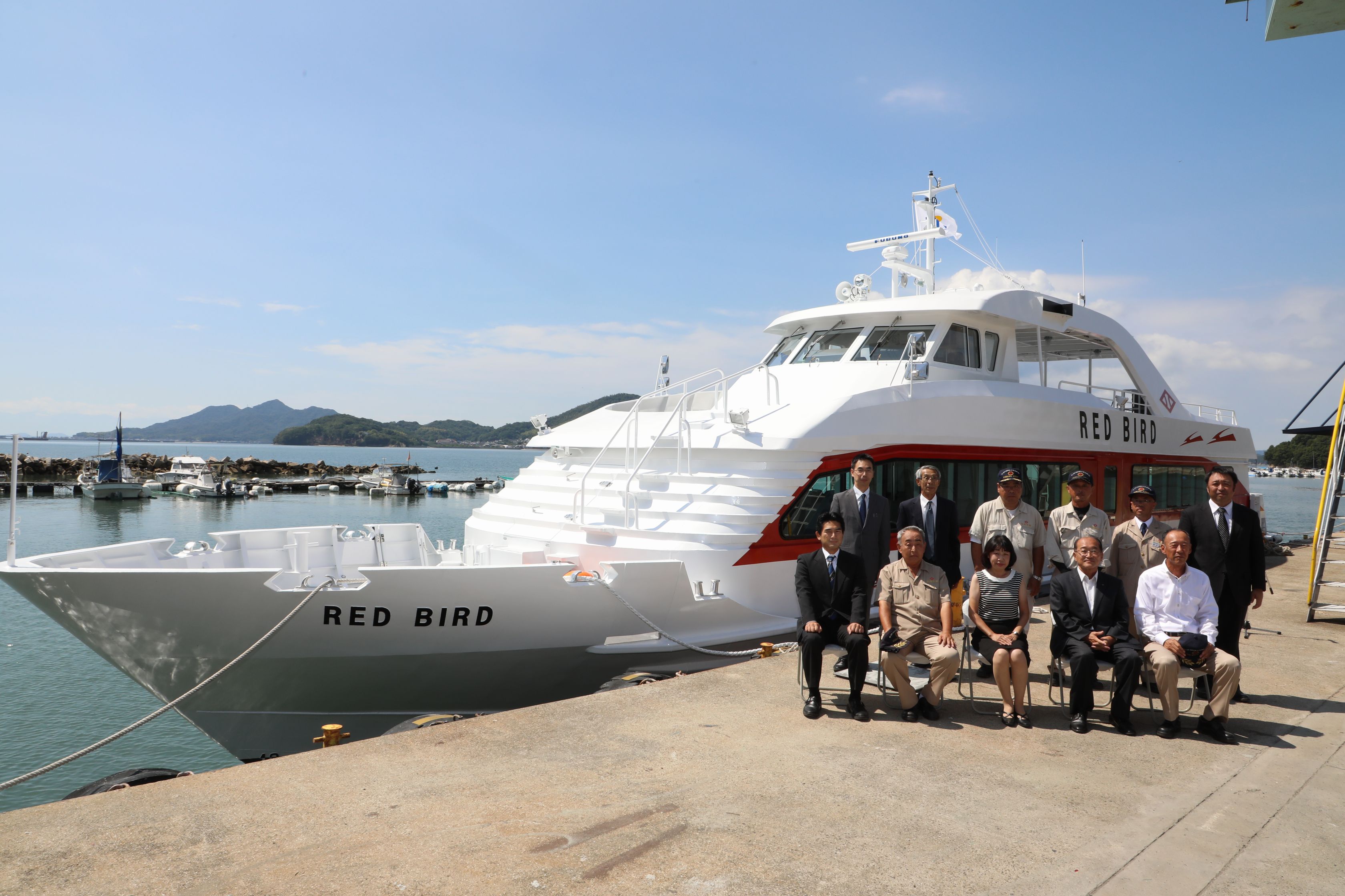 TSUNEISHI FACILITIES & CRAFT Completes and Delivers the Passenger Ship RED BIRD for Ferry Routes Connecting Naoshima with Takamatsu Port and Uno Port
